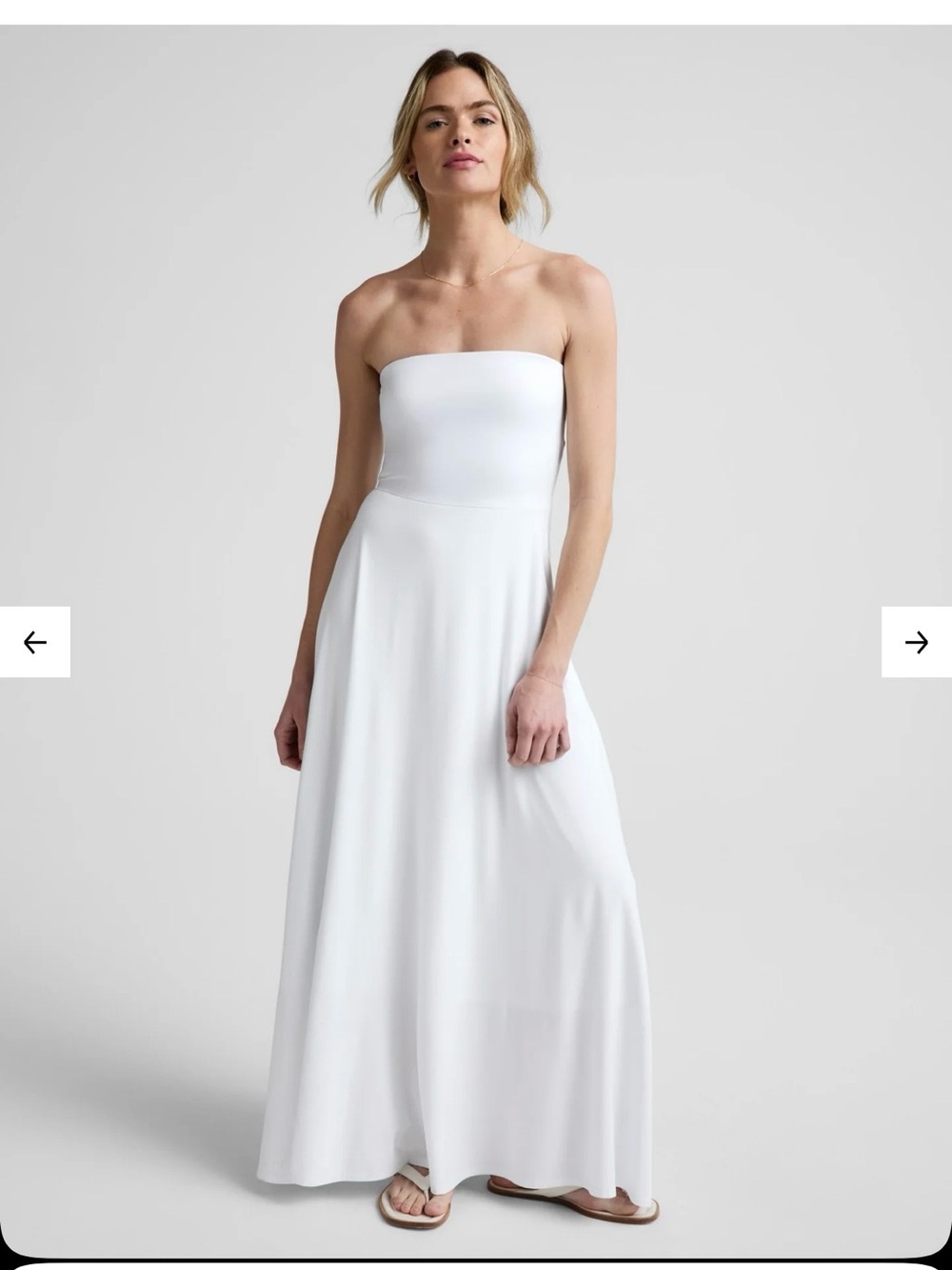Featherweight Strapless Maxi Dress - Picture 1 of 5